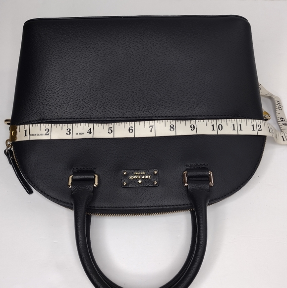 Kate Spade New York Black Leather Satchel Bag - Picture 13 of 15